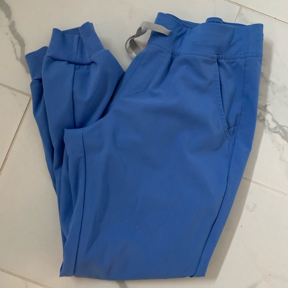 Ceil blue Zamora Figs joggers.